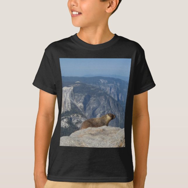 Camiseta Marmot sobrepasando media doma de las nubes - Yo (Anverso)