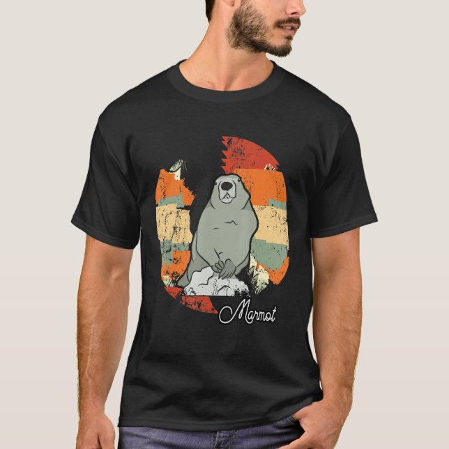 Camiseta Marmot The Marmot Animal Sunset (Anverso)