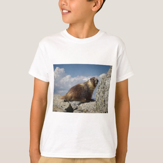 Camiseta Marmota amarilla menuda en Yosemite (Anverso)