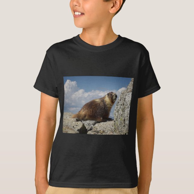 Camiseta Marmota amarilla menuda en Yosemite (Anverso)