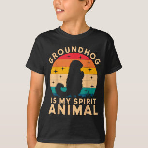 Camiseta Marmota Es Mi Animal Espiritual Marmota Marmota