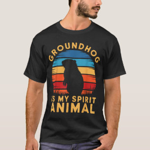 Camiseta Marmota es mi animal espiritual Marmota Marmota 