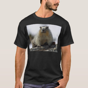 Camiseta Marmota hinchada amarillo