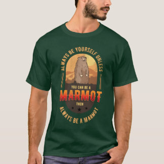Camiseta marmota marmota ardilla chica animal
