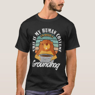 Camiseta Marmota Realmente Soy Una Marmota