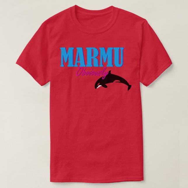 Camiseta MARMU la ballena asesina (Diseño del anverso)