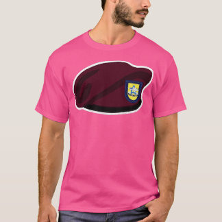Camiseta Maroon Beret Flash DUI 173.ª Batallón de apoyo dos