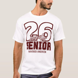Camiseta Maroon Class of 2026 Graduation