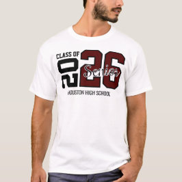 Camiseta Maroon Congrats Graduation