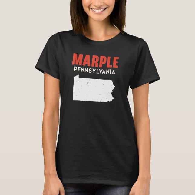 Camiseta Marple Pennsylvania Estados Unidos de América Viaj (Anverso)