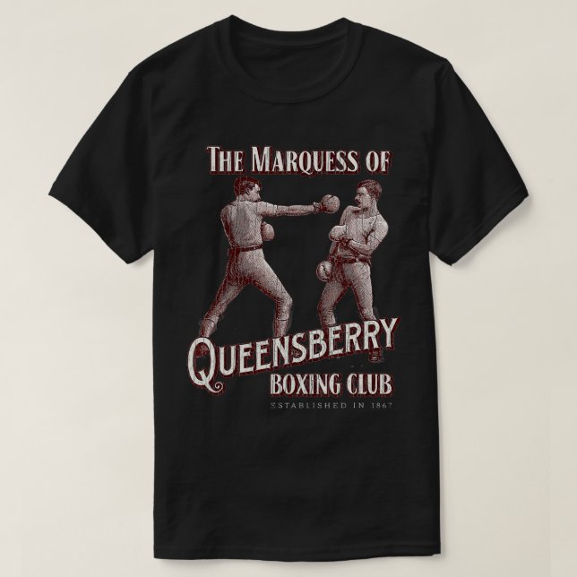 Camiseta Marquess of Queensberry Boing Club Distressed Boer (Diseño del anverso)