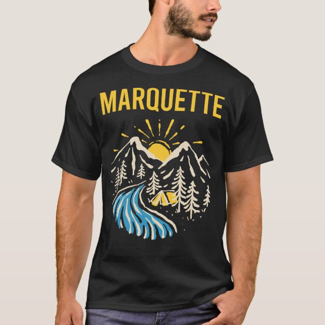 Camiseta Marqueta de paisajes naturales (Anverso)