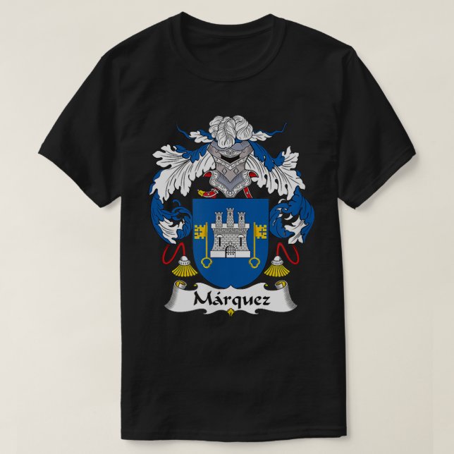 Camiseta Marquez Coat of Arms  Family Crest  (Diseño del anverso)