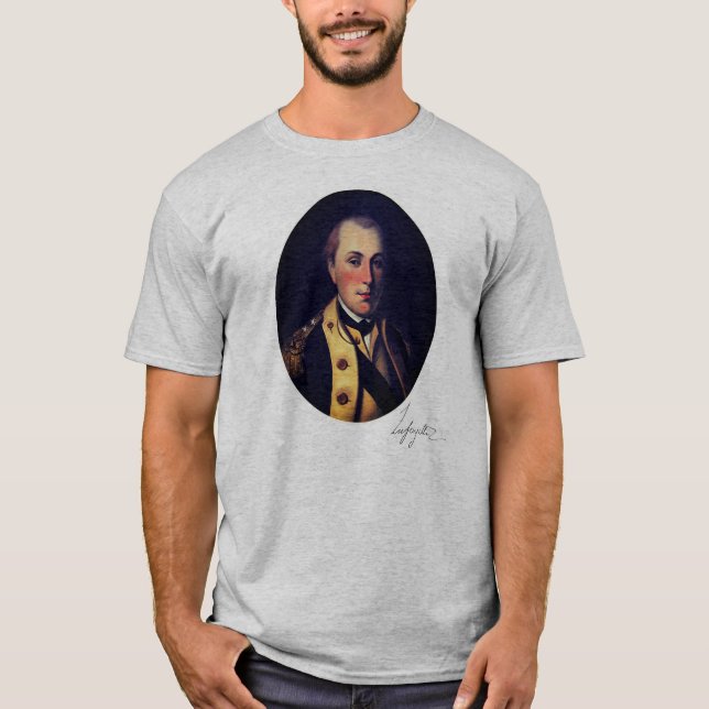 Camiseta Marquis de Lafayette (firma en el borde inferior) (Anverso)