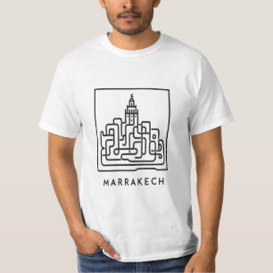 Camiseta Marrakech Artística: El alma de Marruecos en diseñ