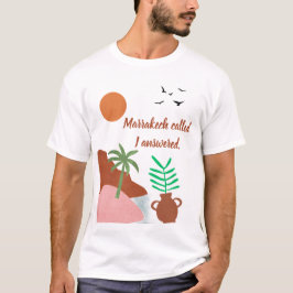 Camiseta Marrakech Llamó Respondí Boho Desierto