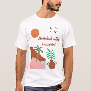 Camiseta Marrakech Llamó Respondí Boho Desierto