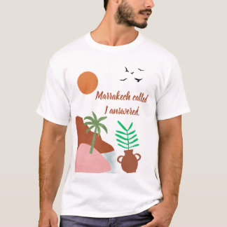 Camiseta Marrakech Llamó Respondí Boho Desierto
