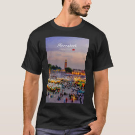 Camiseta Marrakech, Marruecos - Plaza Jemaa el Fnaa