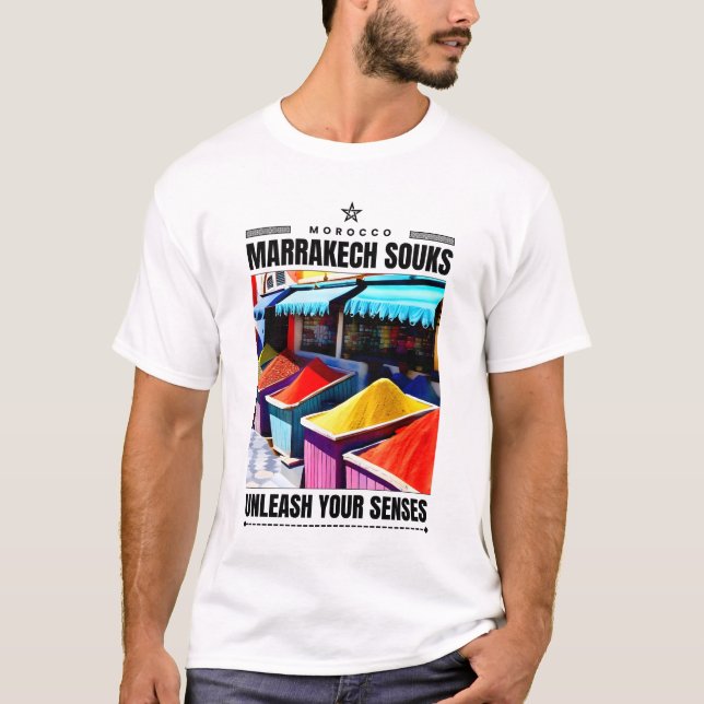 Camiseta Marrakech souks (Anverso)
