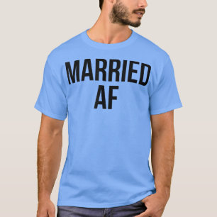 Camiseta MARRIED AF Honeymoon Tee Bride Tshirt Bridal Groom