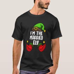 Camiseta Married Elf Matching Family Group Christmas Party 