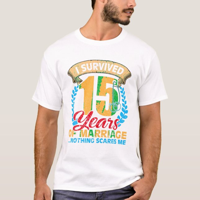 Camiseta Married for 15 years (Anverso)