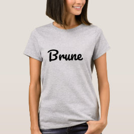 Camiseta Marrón