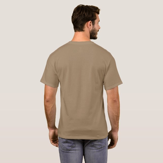 Camiseta marrón (Reverso completo)