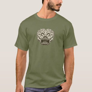 Camiseta Marrón claro marciano - ataque de Marte