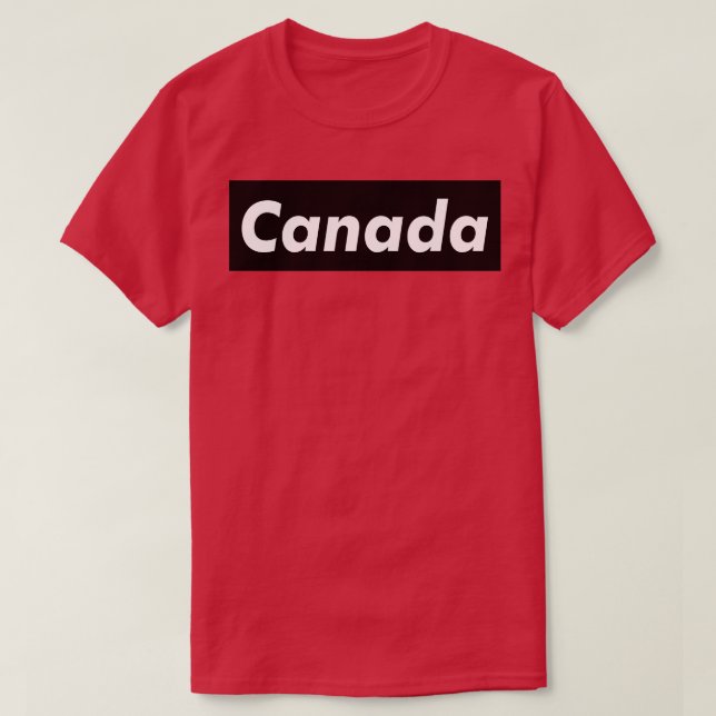 Camiseta Marrón de carne de Canadá (Diseño del anverso)