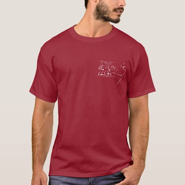 Camiseta marrón de la belleza 24 (Anverso)