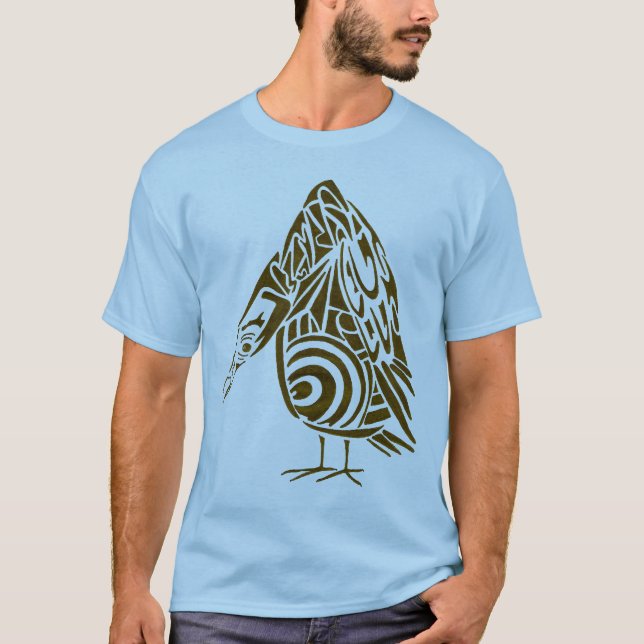 camiseta marrón del buitre de pavo (Anverso)