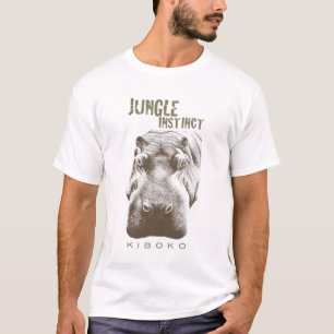 Camiseta Marrón del tono de Instinct™_Kiboko_hippo 2 de 