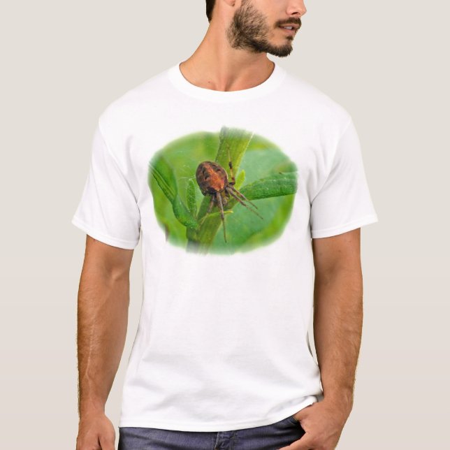 Camiseta Marrón Naranja Araneus (Anverso)