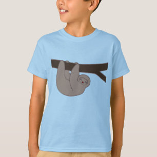 Camiseta Marrón sonriente eslogan con nariz de corazón