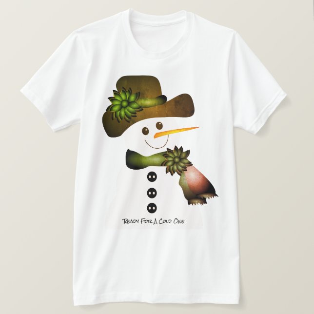 Camiseta Marrón y verde  (Anverso del diseño)
