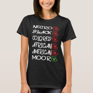 Camiseta Marroquí moro-americano