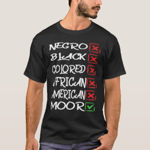Camiseta Marroquí moro-americano