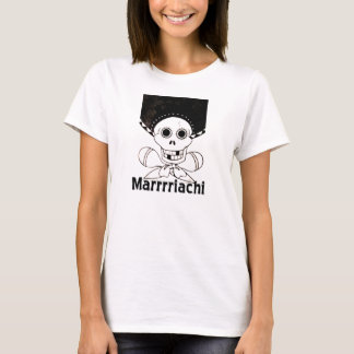 Camiseta Marrrriachi Calavera y Huesos Cruzados