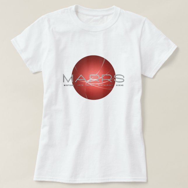 Camiseta MARRS - Logotipo blanco - creación del oeste al (Diseño del anverso)