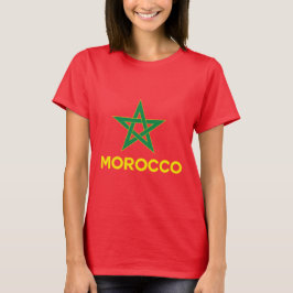 Camiseta Marruecos - Bandera de Marruecos