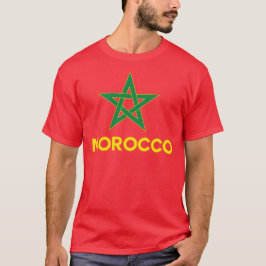 Camiseta Marruecos - bandera marroquí