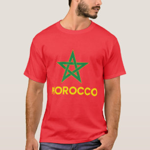 Camiseta Marruecos - Bandera marroquí