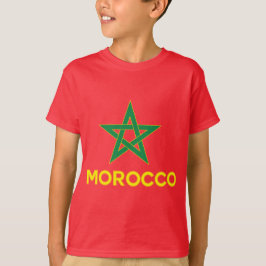 Camiseta Marruecos - bandera marroquí