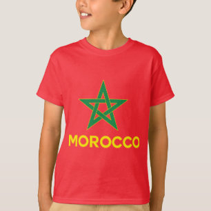 Camiseta Marruecos - bandera marroquí