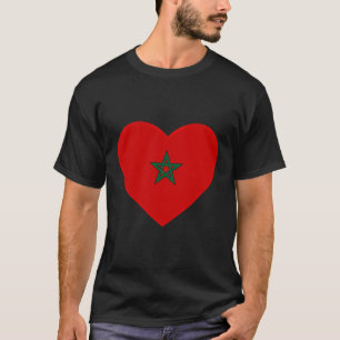 Camiseta Marruecos Corazón Marrakech Marruecos Reza Por Mar
