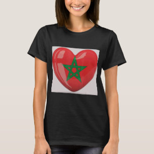 Camiseta Marruecos es mi país y es mi corazón yallah ya L