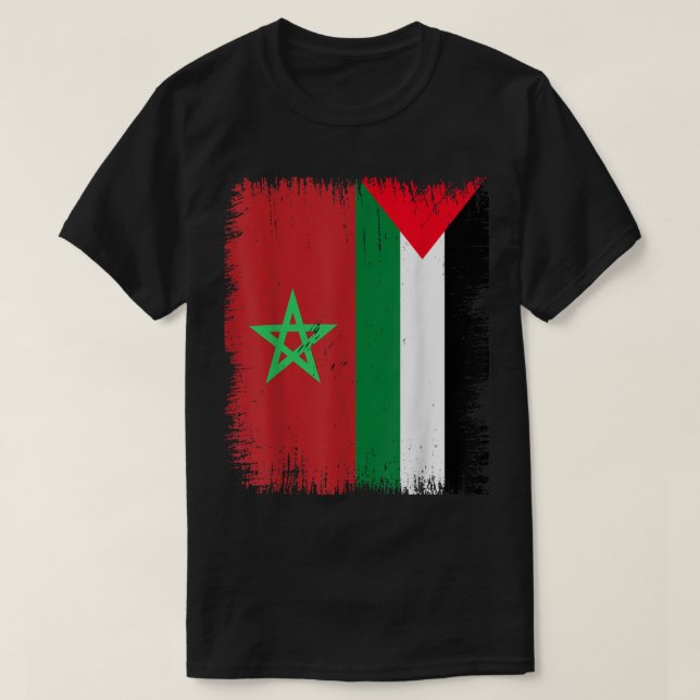 Camiseta Marruecos Palestina (Diseño del anverso)