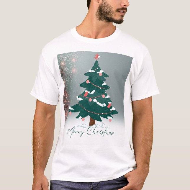 Camiseta Marry christmiss festive holiday tee (Anverso)